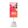 Full color hd display 55 inch floor stand led outdoor digital signage media player 4k